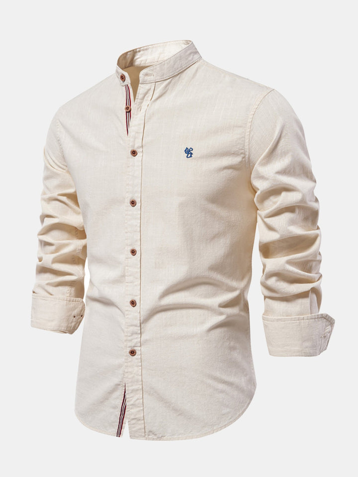 Tailored High-Neck Shirt