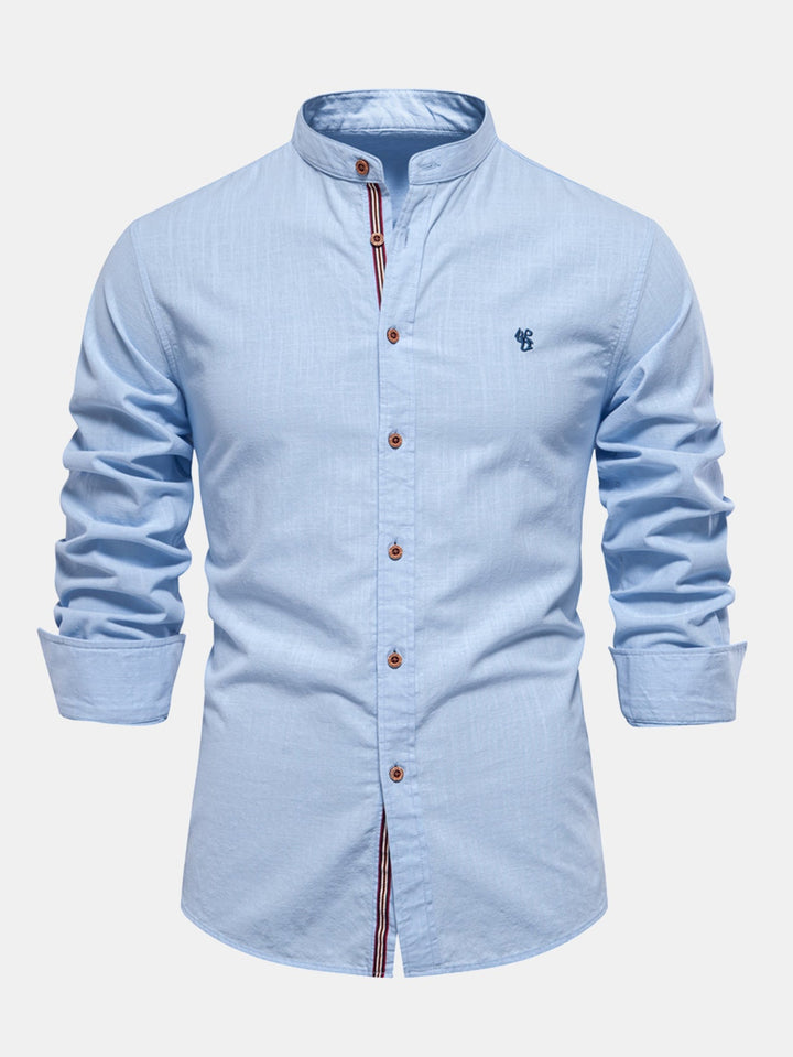 Tailored High-Neck Shirt