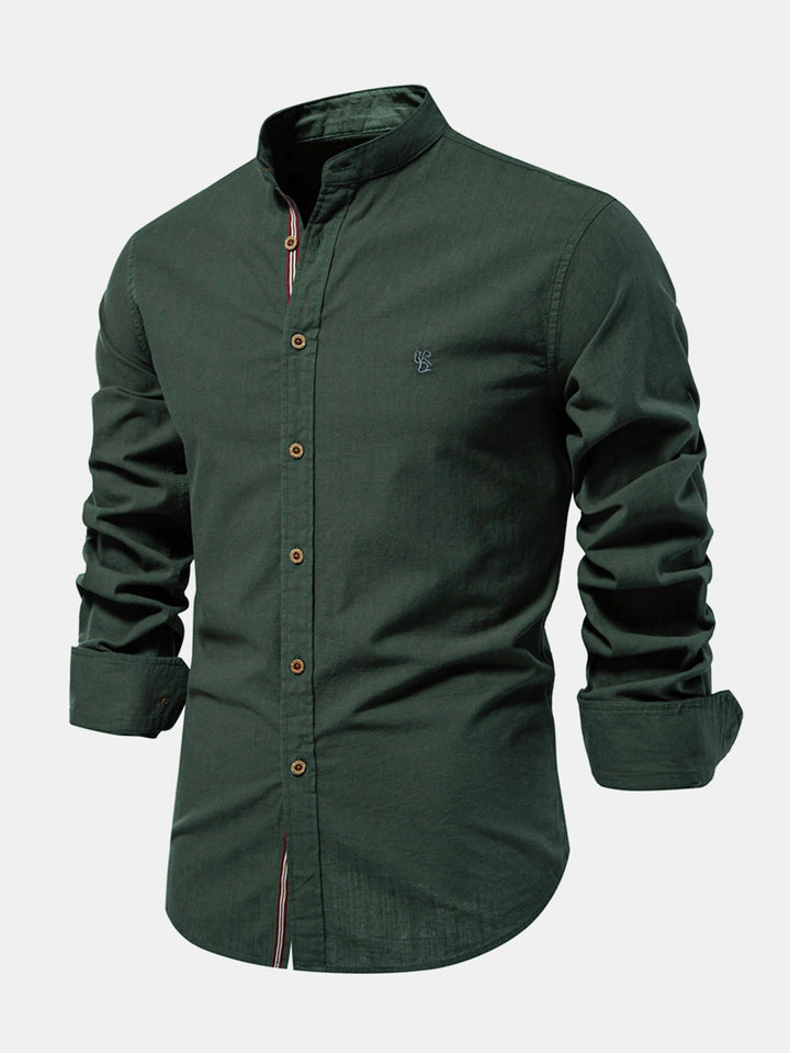 Tailored High-Neck Shirt