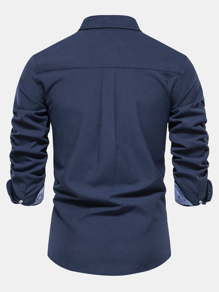 Tailored High-Neck Shirt