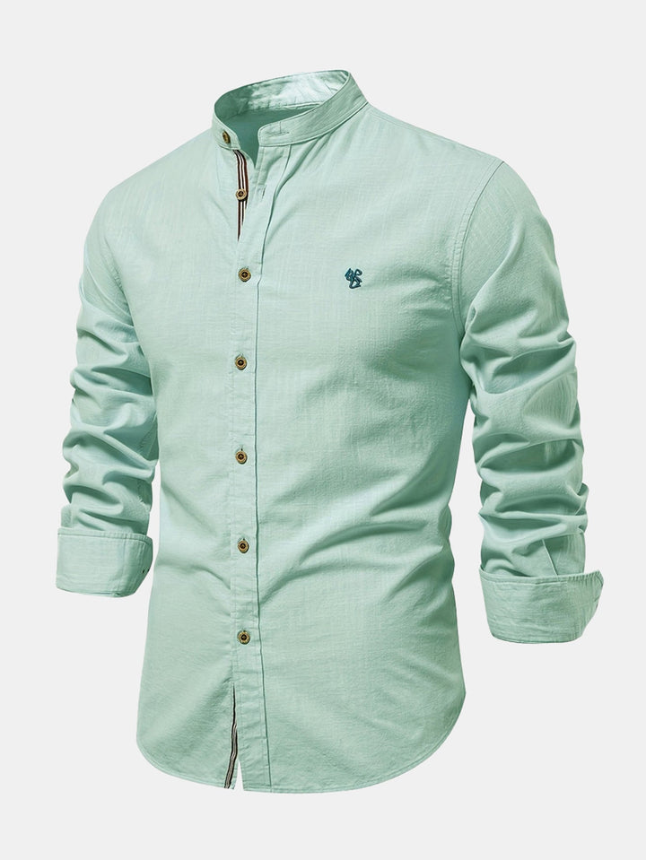 Tailored High-Neck Shirt