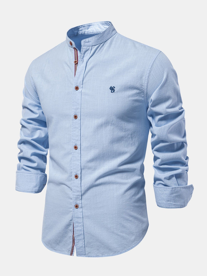 Tailored High-Neck Shirt