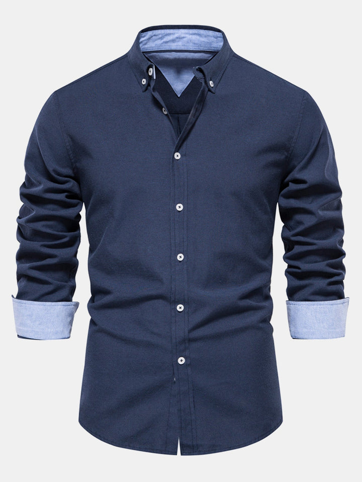 Tailored High-Neck Shirt