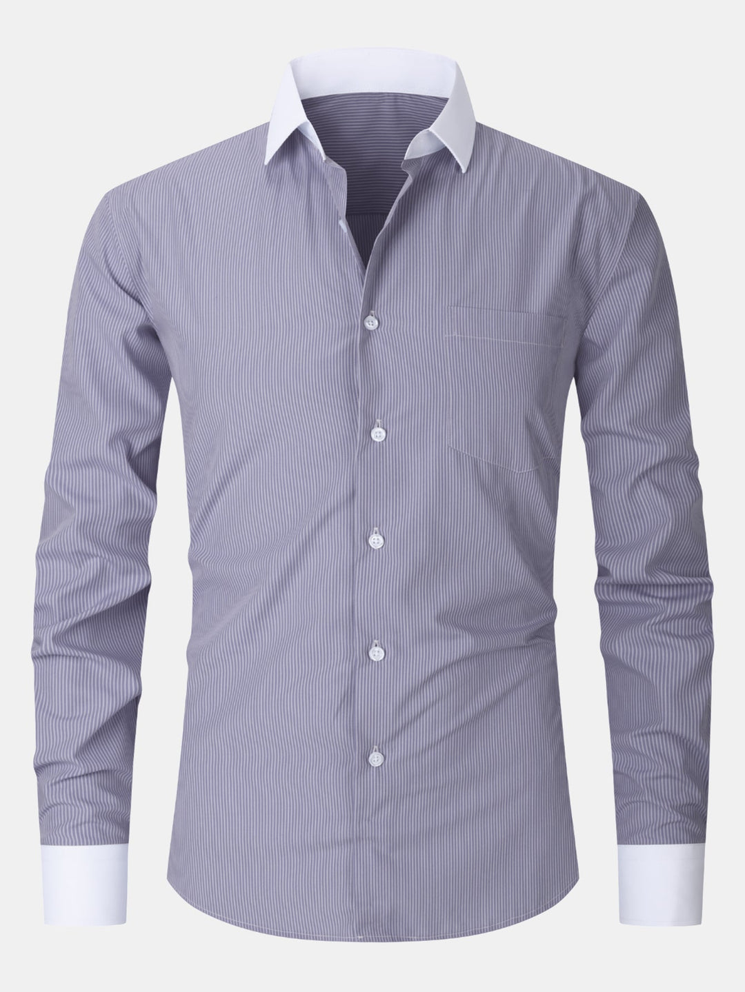 Tailored High-Neck Shirt