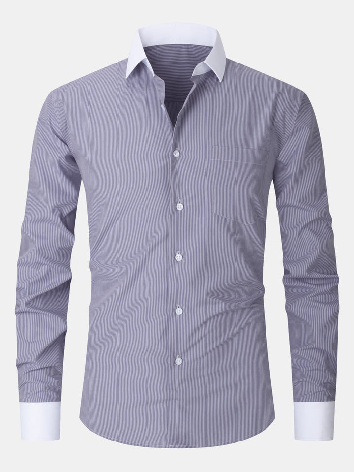 Tailored High-Neck Shirt