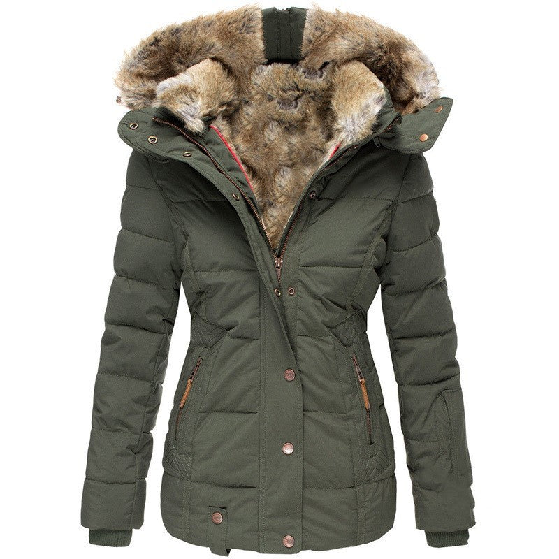 Katia™ – Winter Coat Lined with Fur