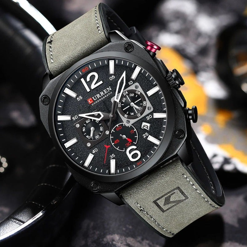 Quartz Business Leather Watch™ - Olsen & Olsen