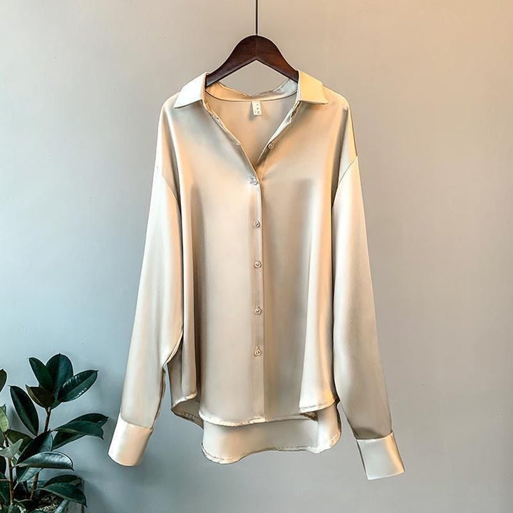 Nat™ - Elegant Satin Shirt