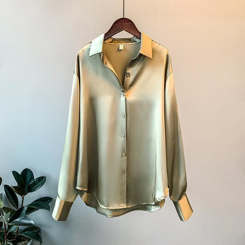 Nat™ - Elegant Satin Shirt