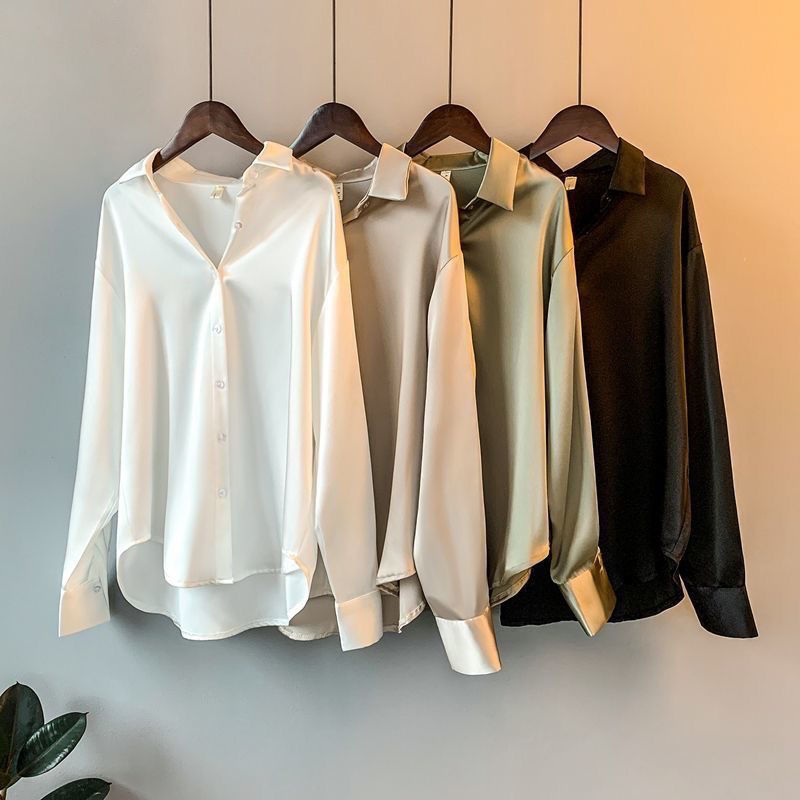 Nat™ - Elegant Satin Shirt
