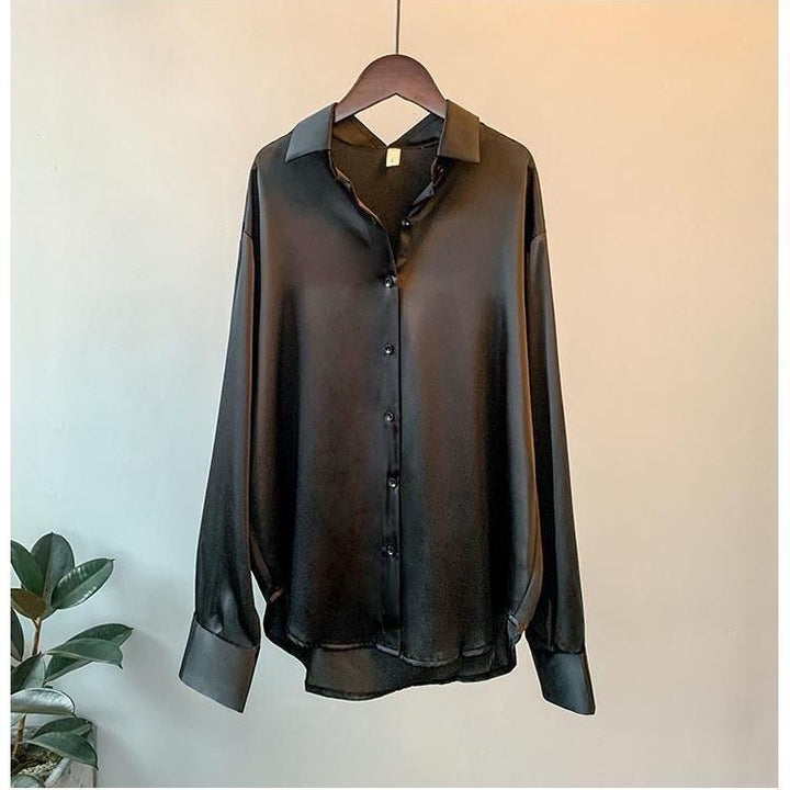 Nat™ - Elegant Satin Shirt
