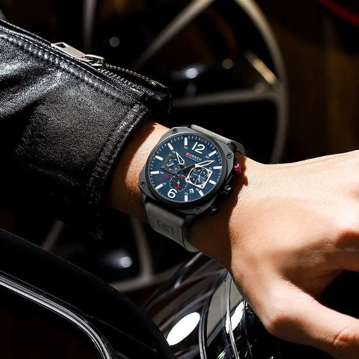 Quartz Business Leather Watch™ - Olsen & Olsen