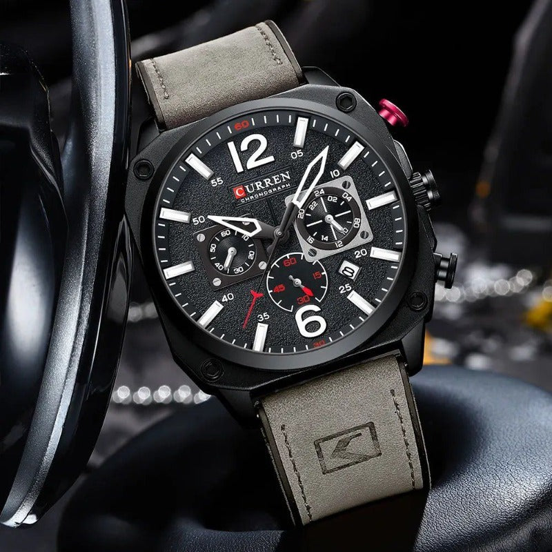 Quartz Business Leather Watch™ - Olsen & Olsen