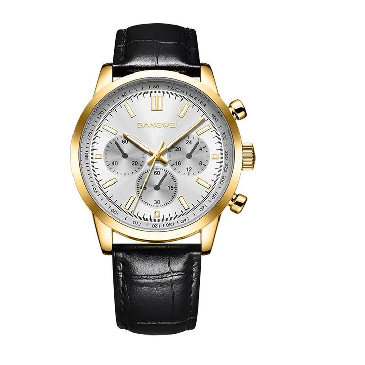 Military Casual Leather Quartz Watch™ - Olsen & Olsen