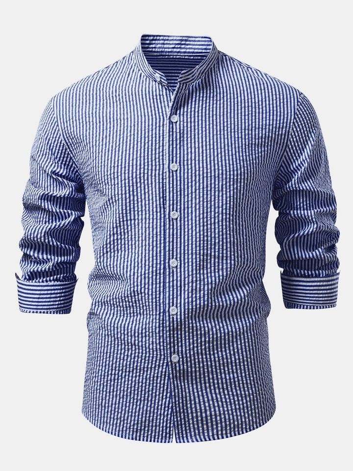 Tailored High-Neck Shirt