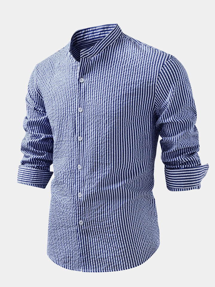 Tailored High-Neck Shirt