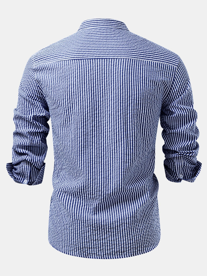 Tailored High-Neck Shirt