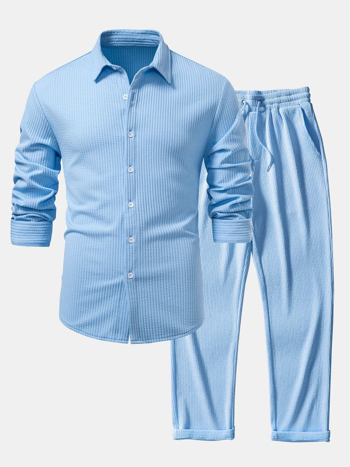 Tailored Dress Shirt & Pants Set