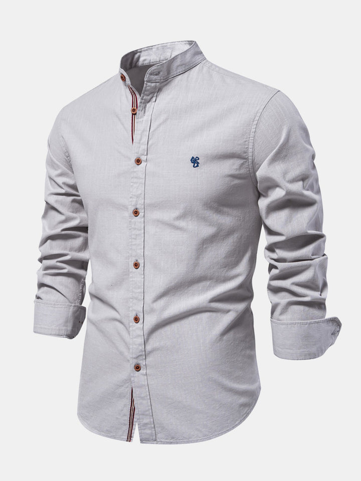 Tailored High-Neck Shirt