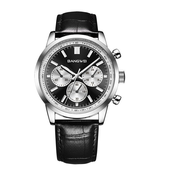 Military Casual Leather Quartz Watch™ - Olsen & Olsen