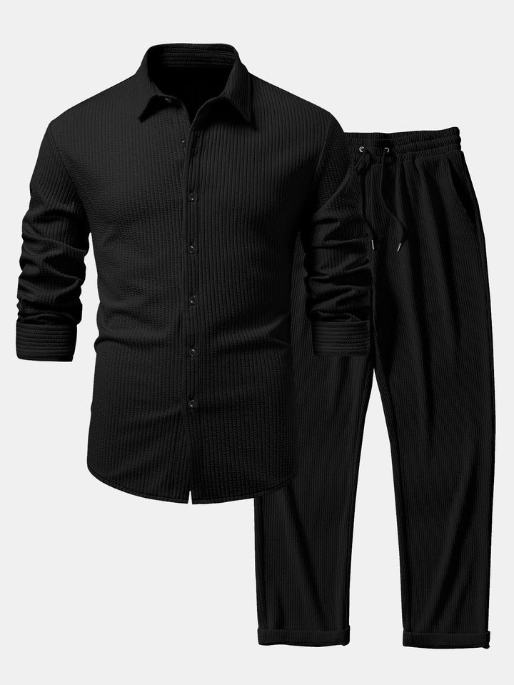 Tailored Dress Shirt & Pants Set