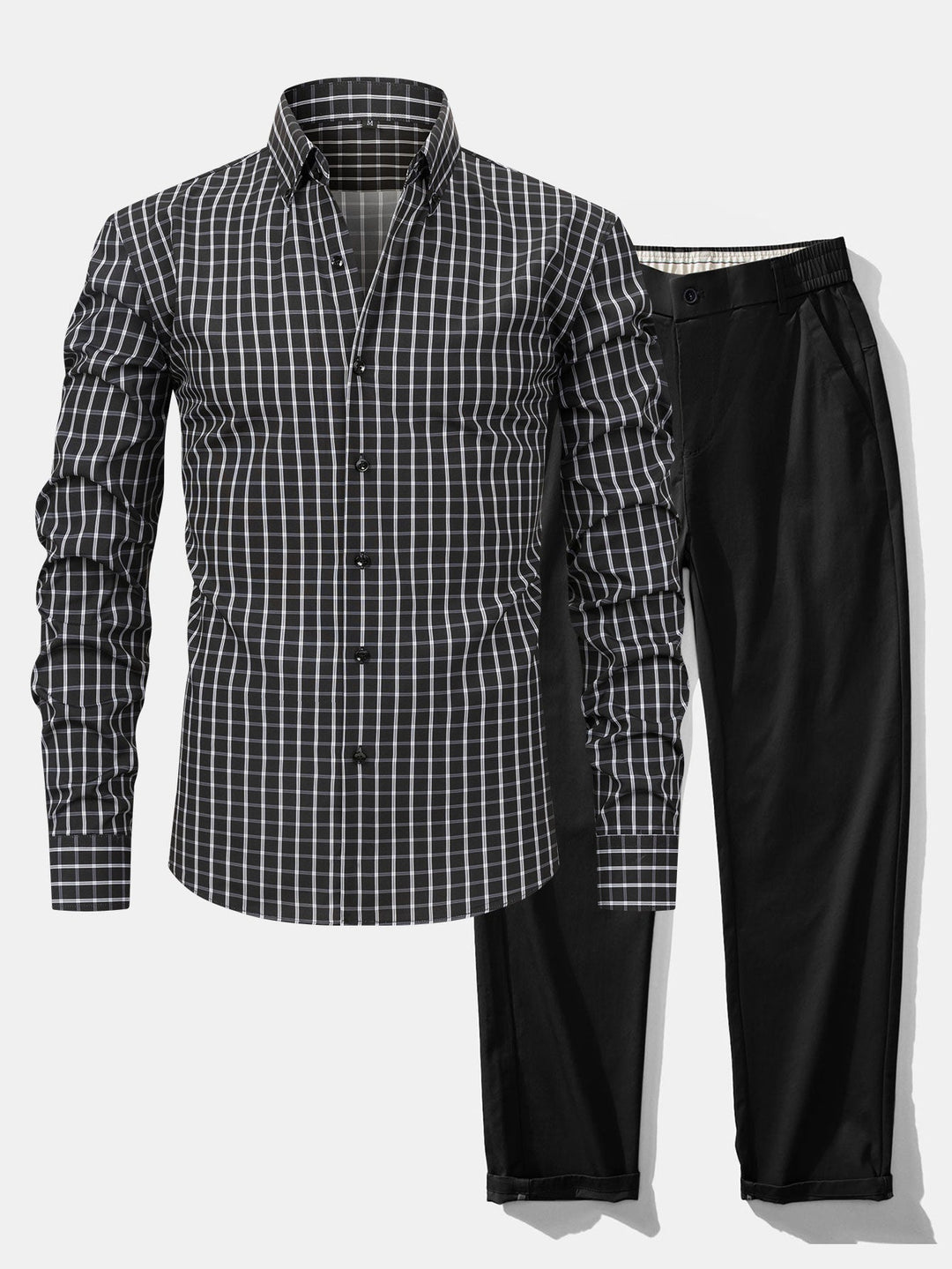 Tailored Dress Shirt & Pants Set