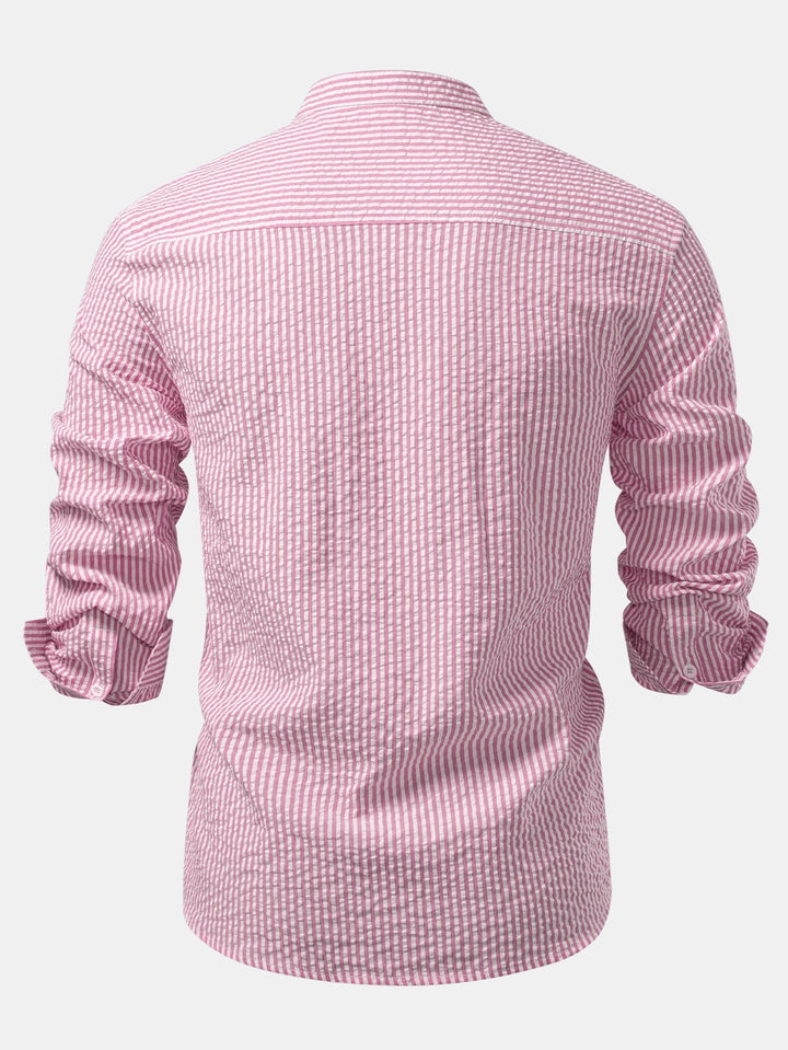 Tailored High-Neck Shirt