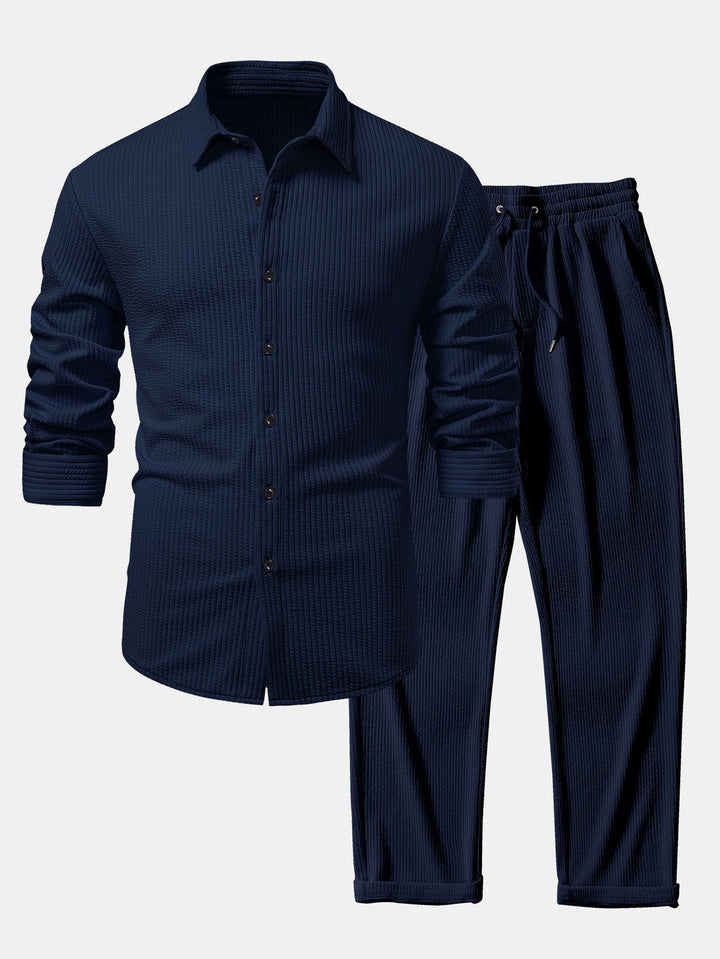 Tailored Dress Shirt & Pants Set