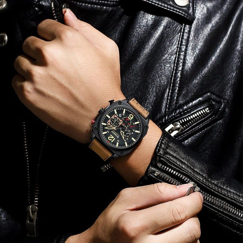 Quartz Business Leather Watch™ - Olsen & Olsen