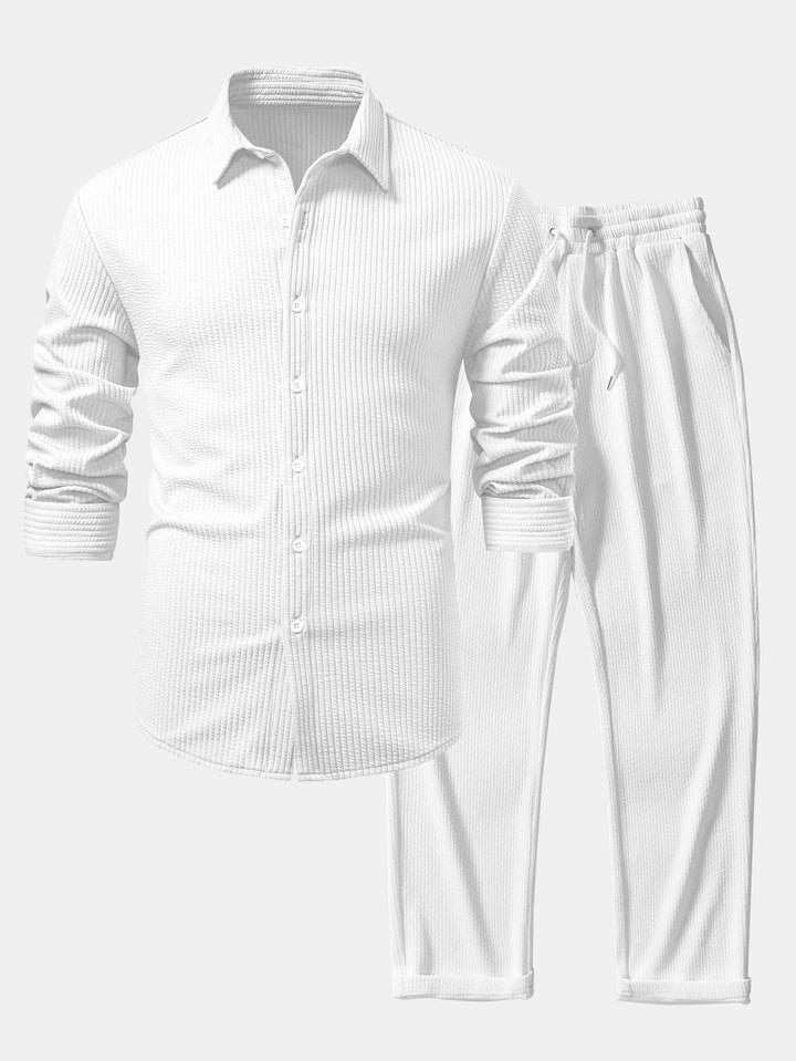 Tailored Dress Shirt & Pants Set