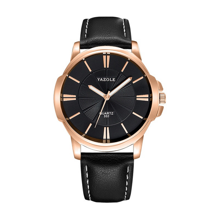 Luxurious Blue Glass Leather Watch™ - Olsen & Olsen