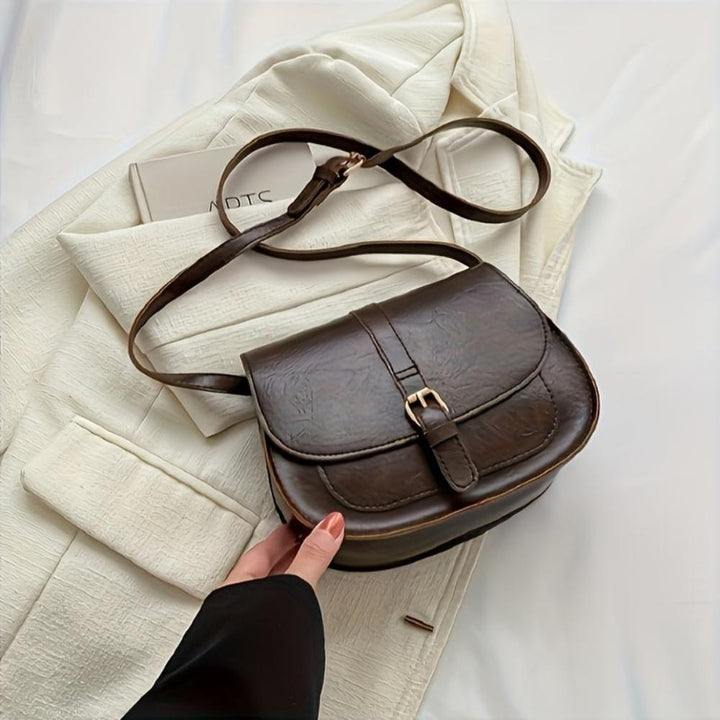 Evelyn Saddle Style Shoulder Bag