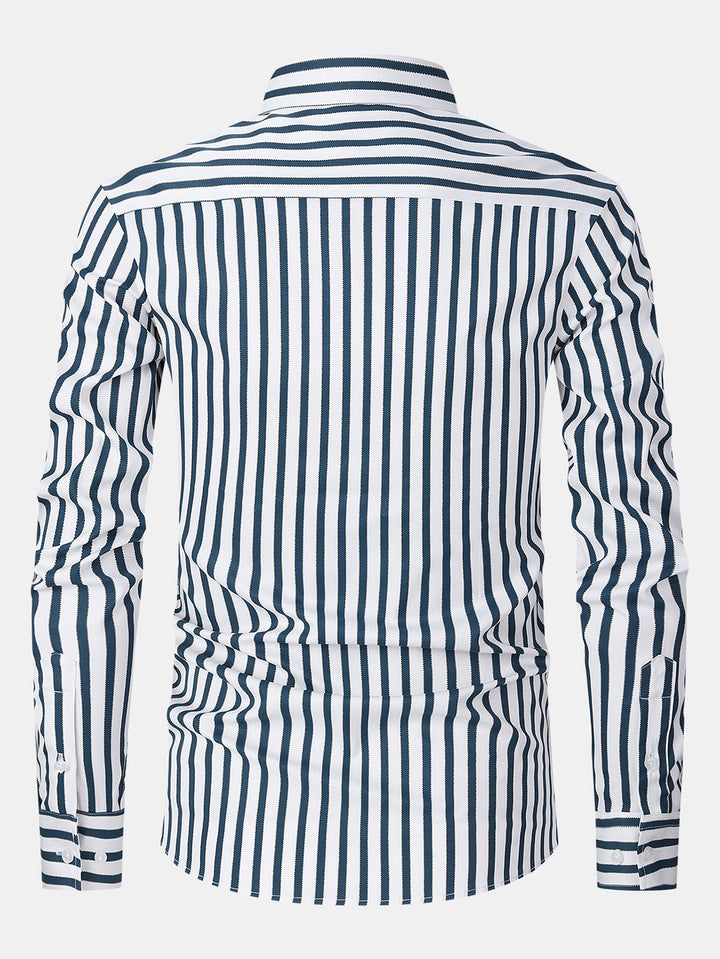 Tailored High-Neck Shirt