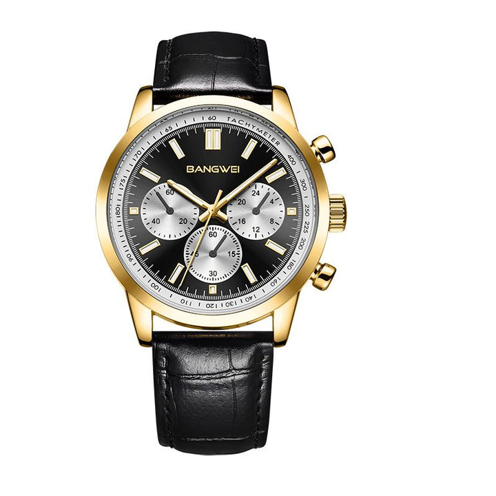 Military Casual Leather Quartz Watch™ - Olsen & Olsen
