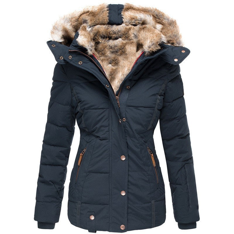 Katia™ – Winter Coat Lined with Fur