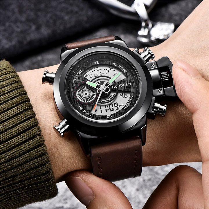 Olsen & Olsen Double Time Fashion Chronograph Watch
