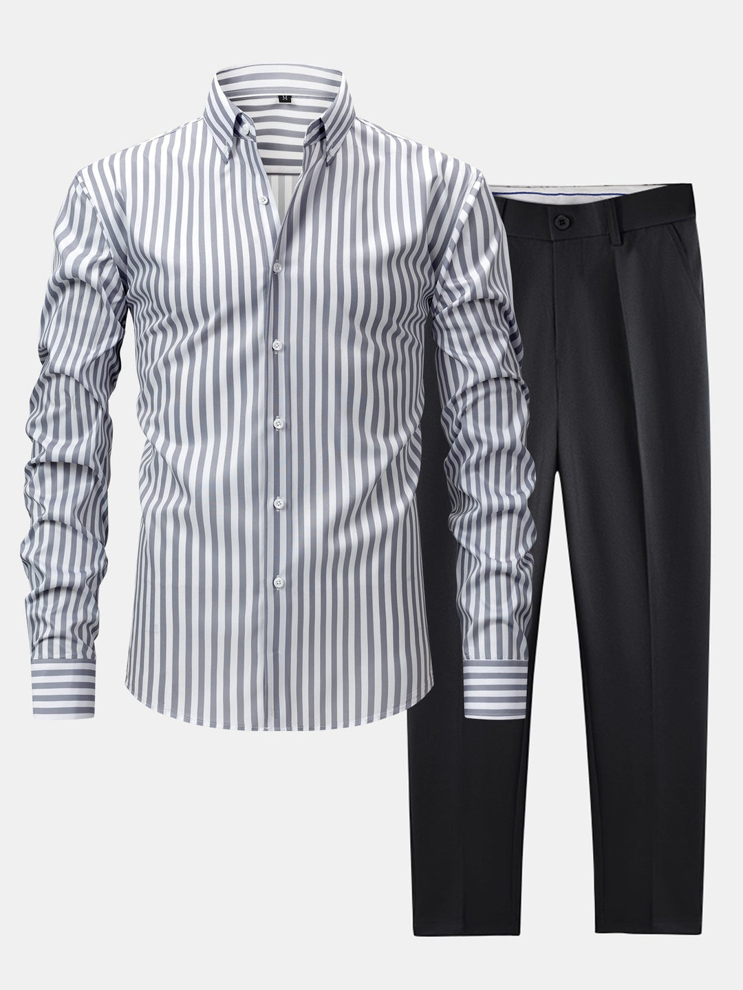 Tailored Dress Shirt & Pants Set