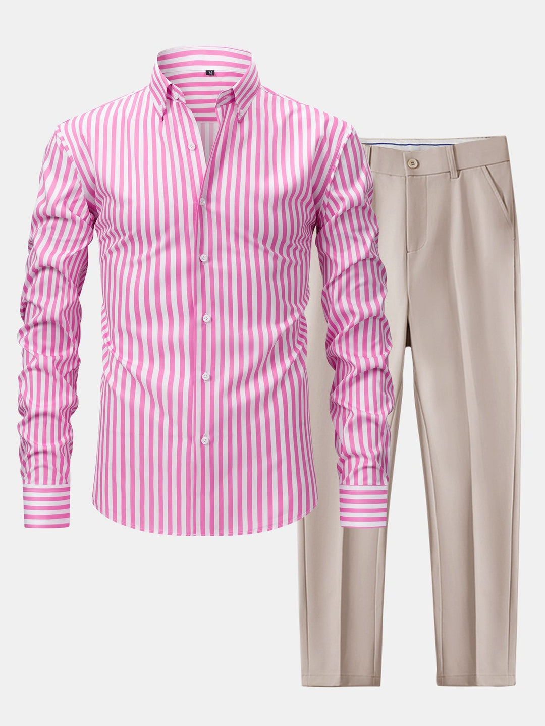 Tailored Dress Shirt & Pants Set