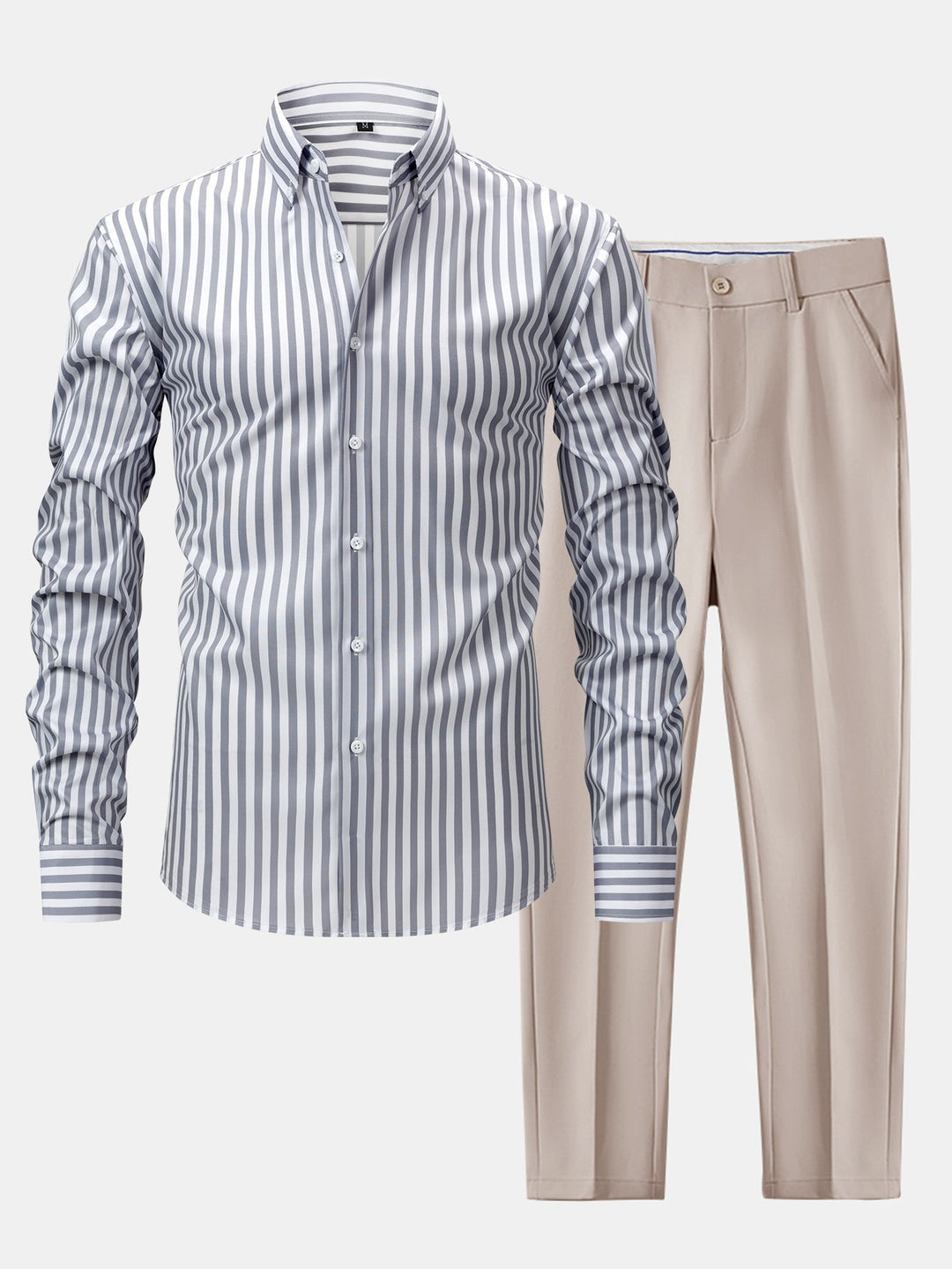 Tailored Dress Shirt & Pants Set