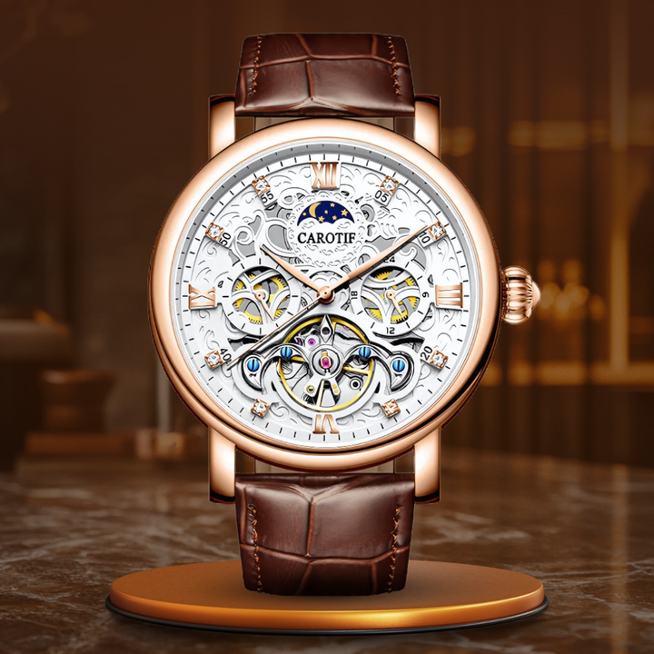 MECHANICAL AUTOMATIC BUSINESS LEATHER WATCH™ - Olsen & Olsen