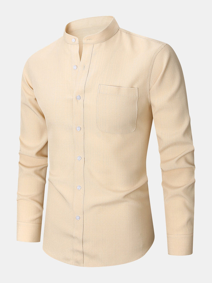 Tailored High-Neck Shirt