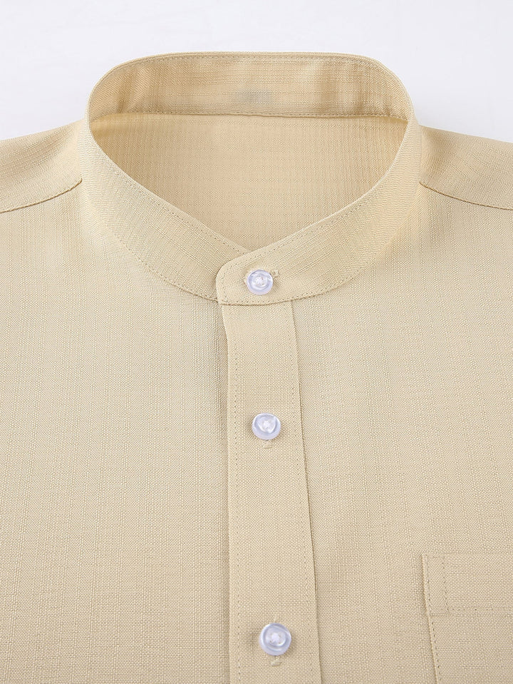 Tailored High-Neck Shirt