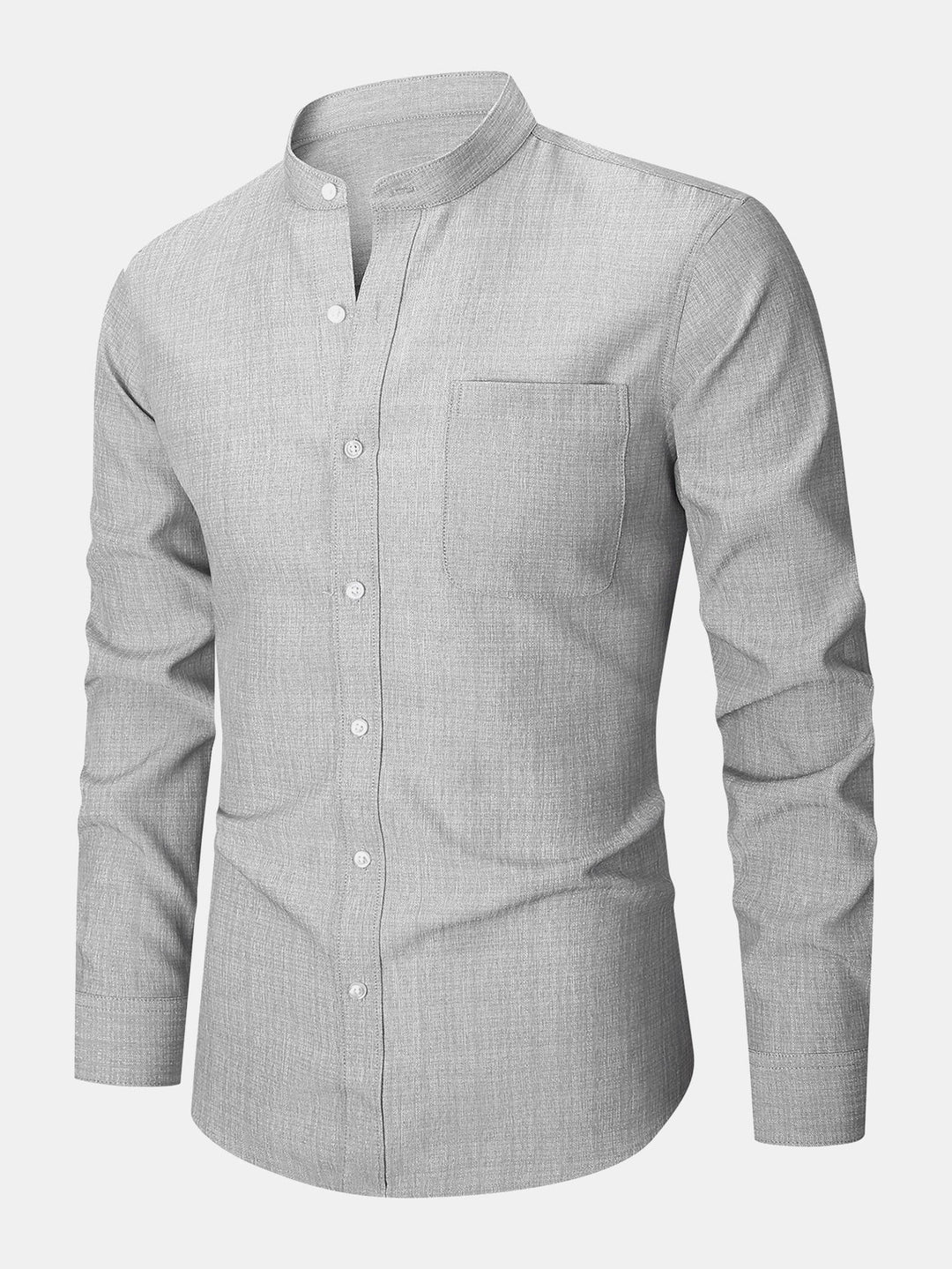 Tailored High-Neck Shirt