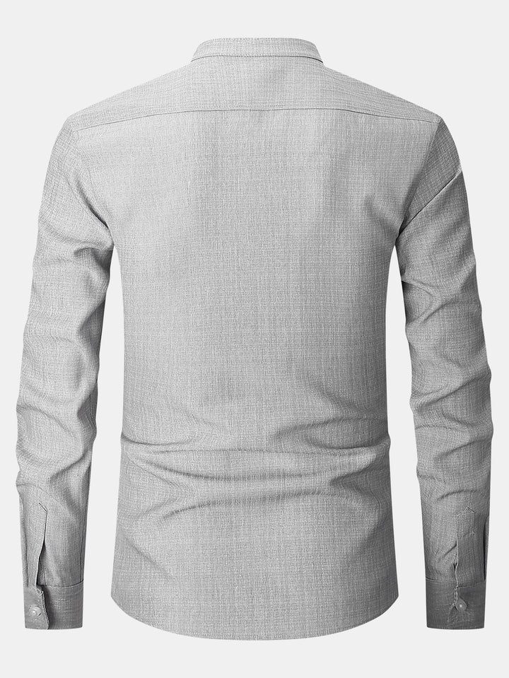 Tailored High-Neck Shirt