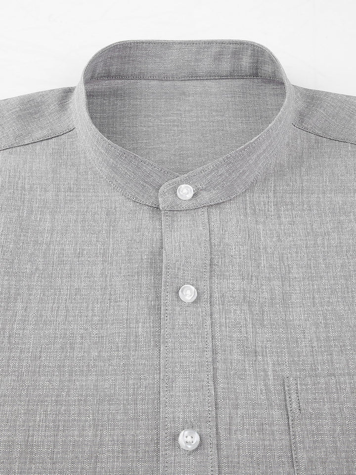 Tailored High-Neck Shirt