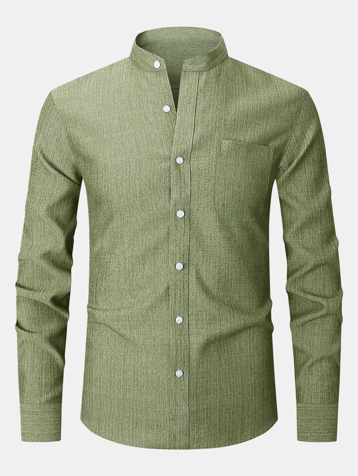 Tailored High-Neck Shirt