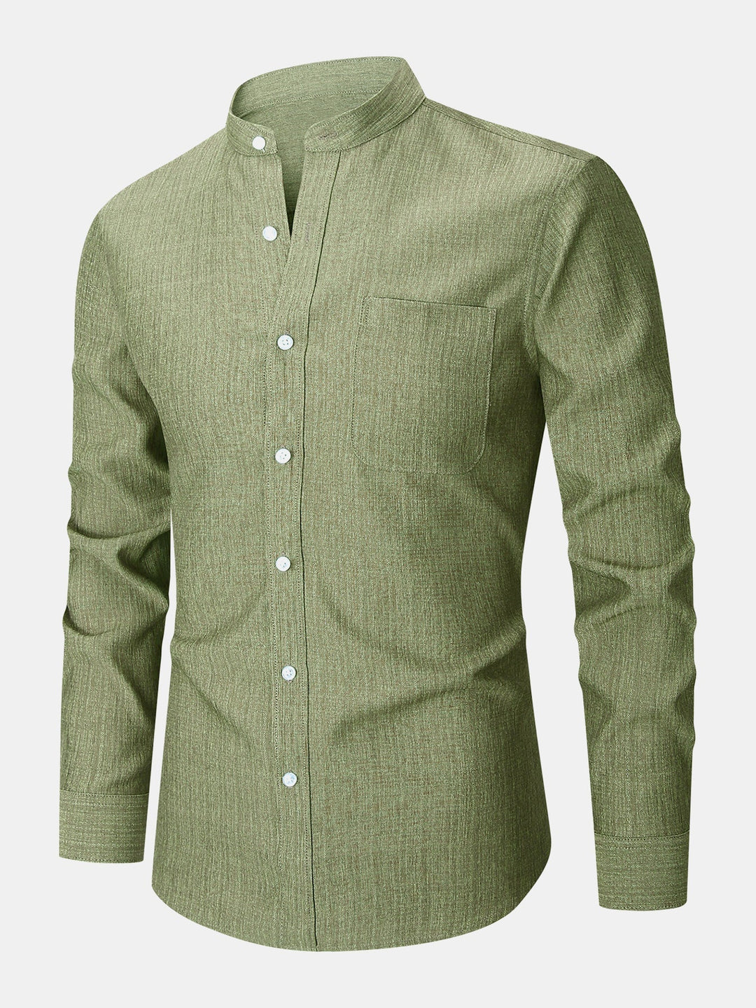 Tailored High-Neck Shirt