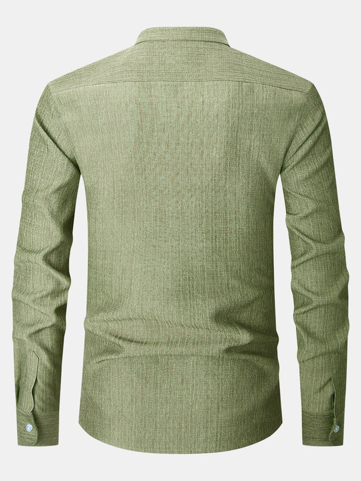 Tailored High-Neck Shirt