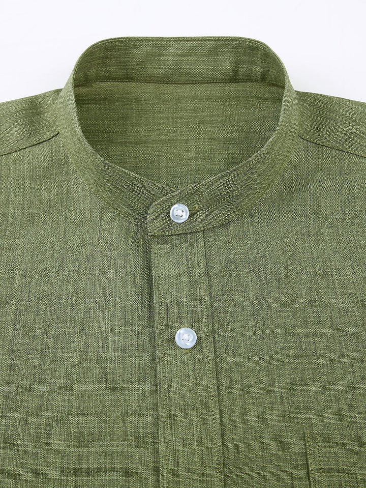 Tailored High-Neck Shirt