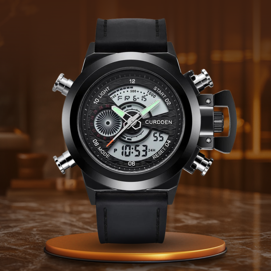 Olsen & Olsen Double Time Fashion Chronograph Watch